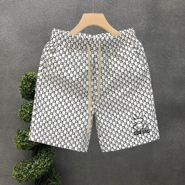 2025 Summer Hot-selling High-quality Letter-printed Shorts Men's Casual Fashion Breathable and Comfortable Sports Shorts