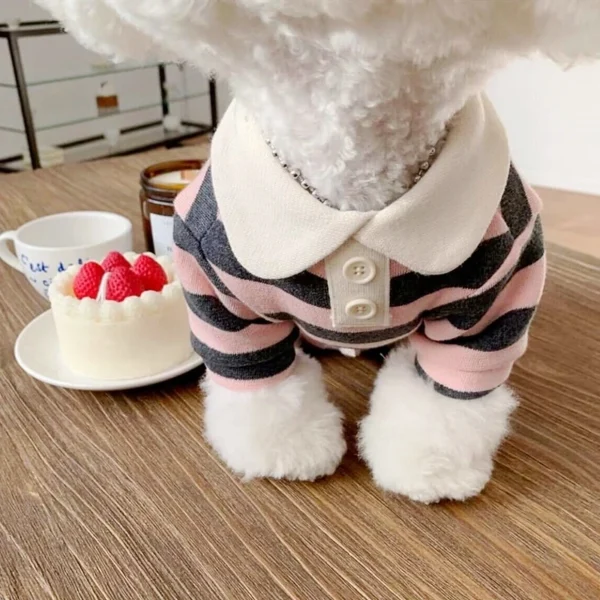 Dog Clothes Summer Pet Dog Polo Shirt Chihuahua Yorkie Clothing Solid Pet Dog Costume Dog Sweatshirt Soft Puppy Pullover