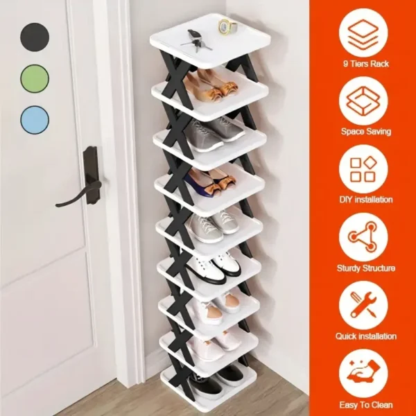 Shoe Rack Storage Organizer Detachable Shoe Racks Saves Family Household Rack Multi Layer Simple Shoes Shelf Color Cabinet